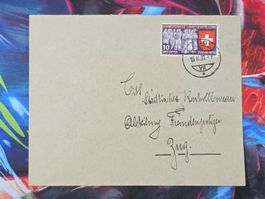 CL33 Enveloppe + Timbre Suisse 1939