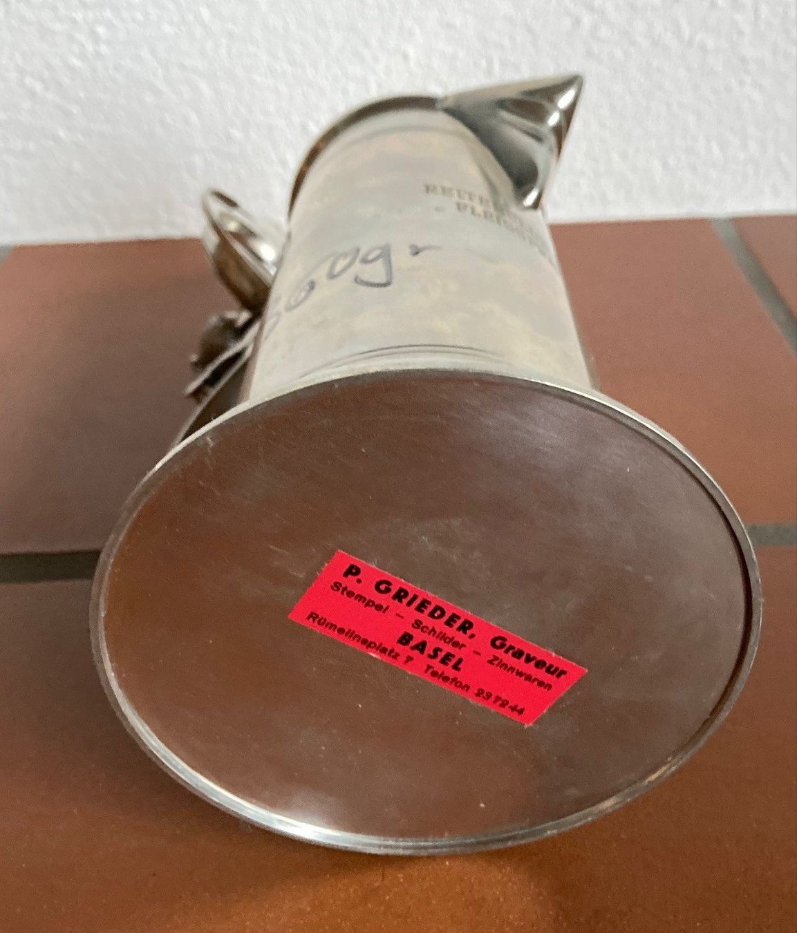 Caraffe: Zinnkanne Basel – Nuovo (secondo la descrizione) da Orselina venduto da Vrenegonde 2