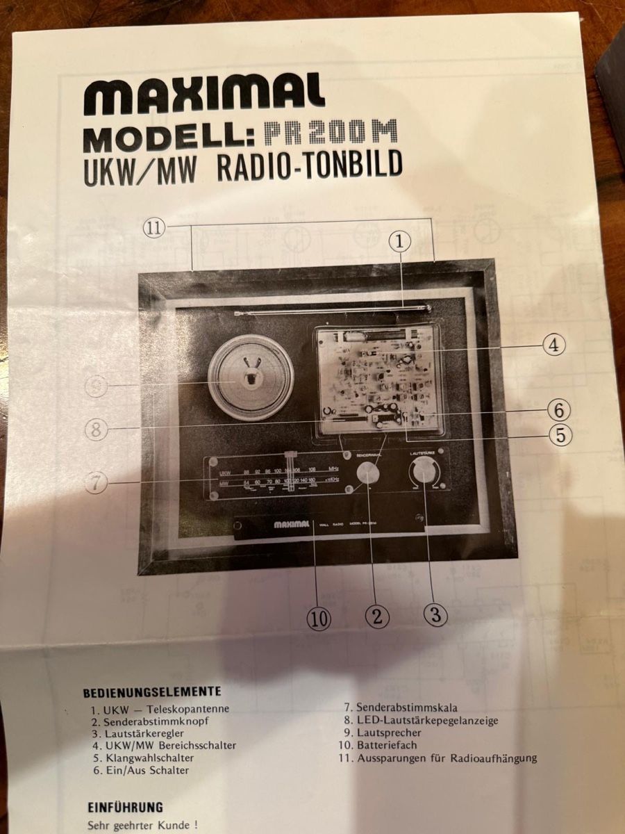 Radios: Vintage Wandradio – Gebraucht aus Basel von LemmyS 1