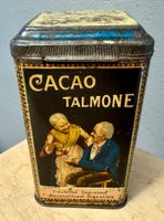 Antike kleine 12.5 cm Blechdose CACAO TALMONE ca. 1900 antik