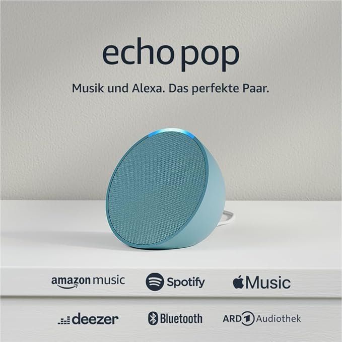Amazon Casse acustiche: Echo Pop Bluetooth-Lautsprecher | Alexa | Smart Home | WLAN – Nuovo e nell'imballaggio originale da Oensingen venduto da CSCollectors 1