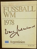 WM 1978 Buch von F. Beckenbauer mit Unterschrift