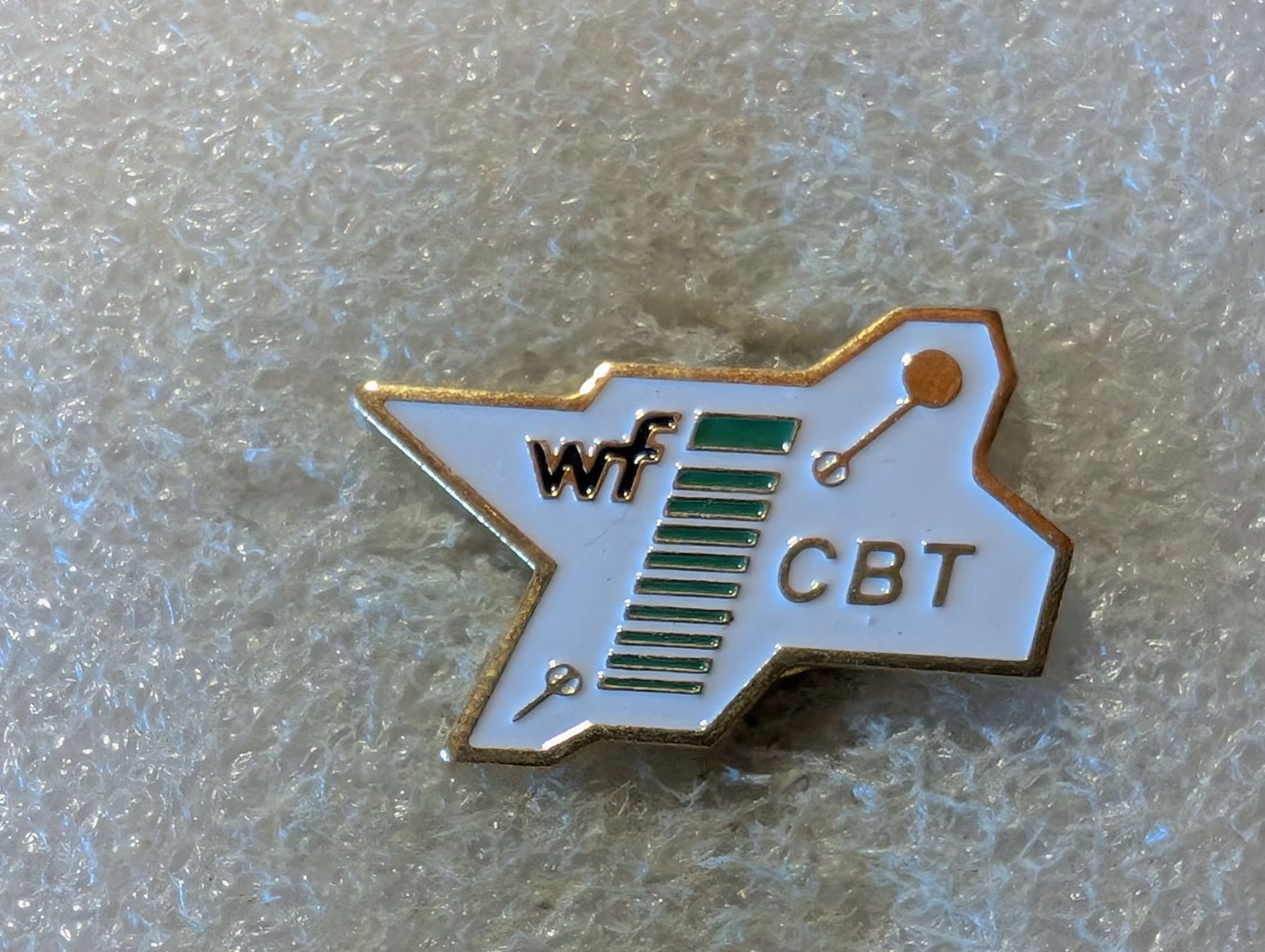 Spille & Fermagli: Ansteckpin 72: wf CBT silber – Usato da Oppligen venduto da Pin-Fall-Shop