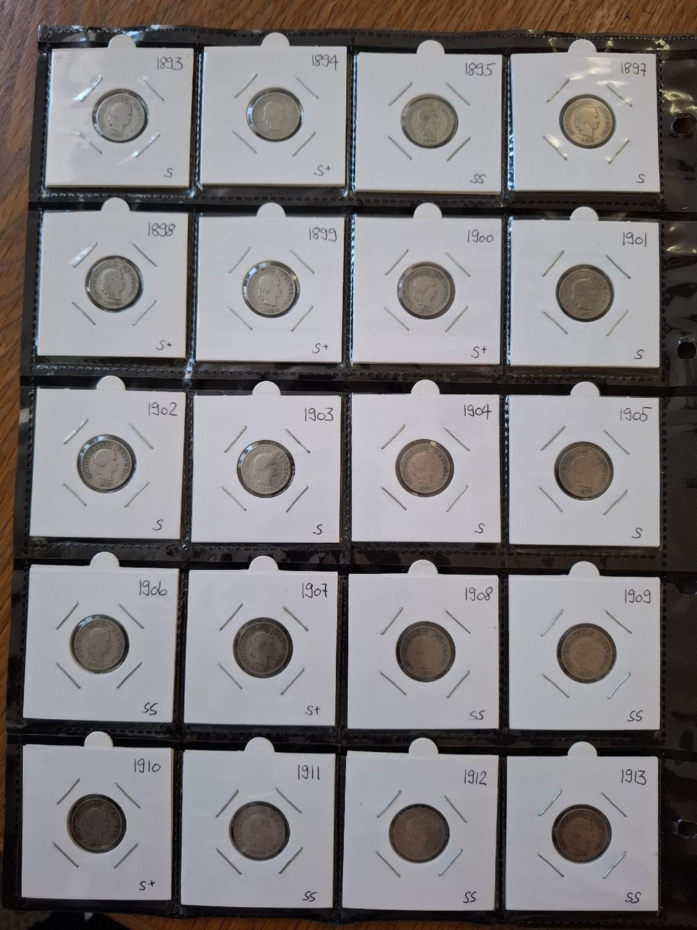 Alle Münzen: 5 Rappen Sammlung nr.41 – Gebraucht aus Hunzenschwil von Hardrock6 1