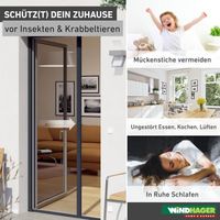 WINDHAGER Insektenschutz Rollo Tür 160x225