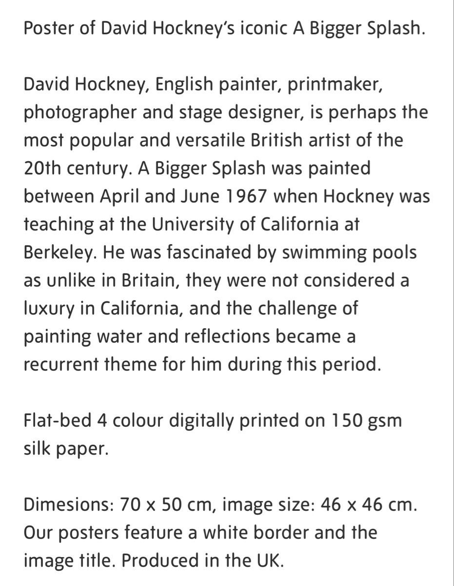 Arts picturaux & lithographies: David Hockney Lithographie, Pool Szene – Neuf (Voir description) à Zürich par Berk 1
