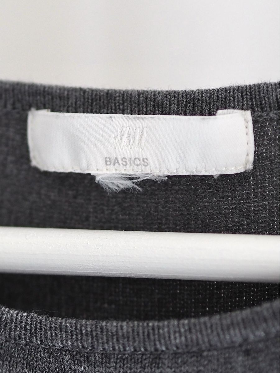 H&M Kleider: H&M Basics Strickkleid Gr. S Grau Übergangszeit – Neu (gemäss Beschreibung) aus Neftenbach von litta_00 3