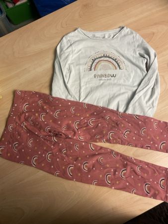 Vertbaudet Pyjama mit Regenbogen Gr.116