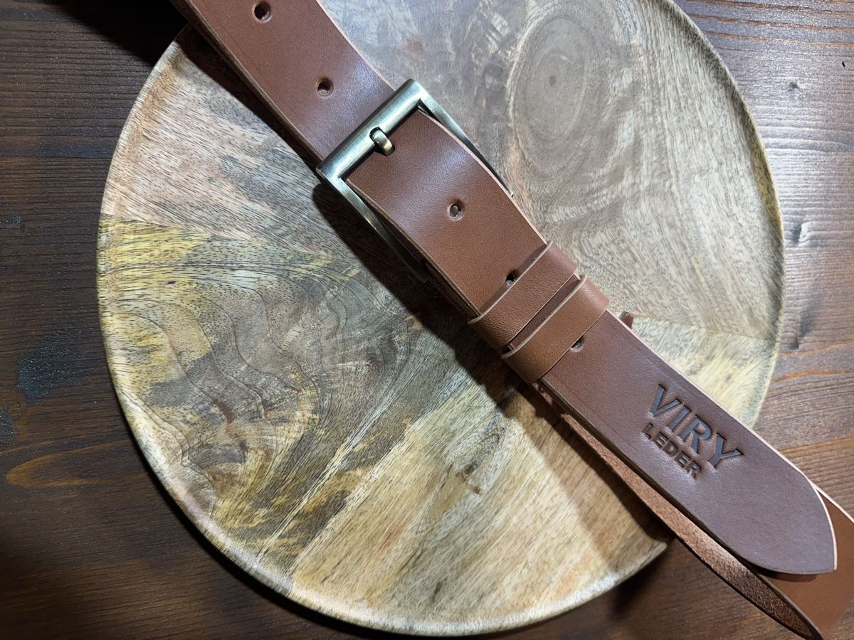 Cinture: Handgefertigter Gürtel aus Premium-Leder – Nuovo e nell'imballaggio originale da Mettmenstetten venduto da vad_57p2 5