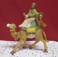 Krippenfigur König auf Kamel