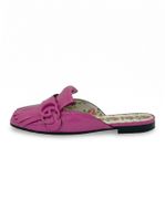 Gucci GG Marmont Fringed Flat  Mule EU 35.5 Pink