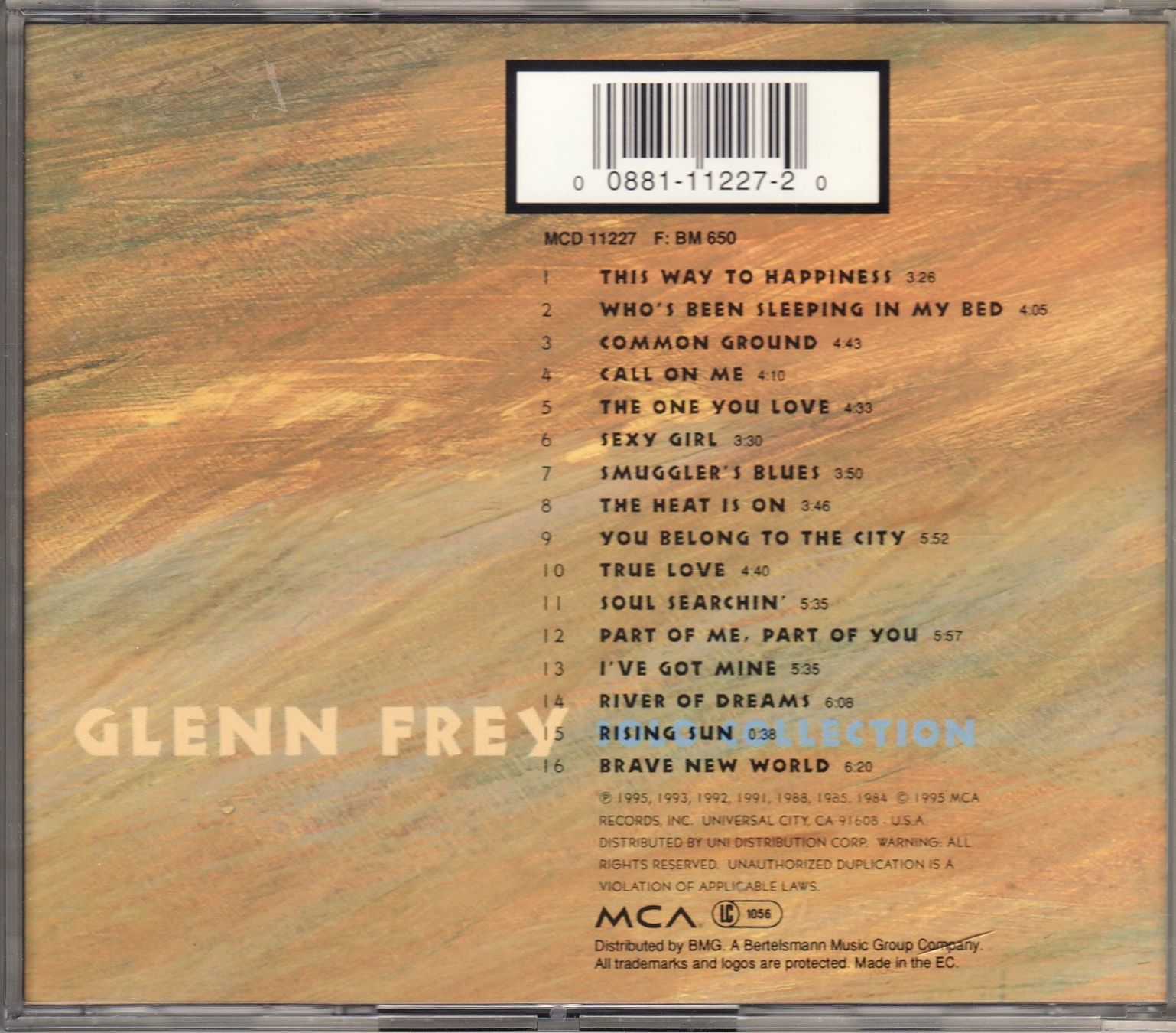 CDs: Glenn Frey – Solo Collection – Neuf (Voir description) à Boussens par catfood01 1