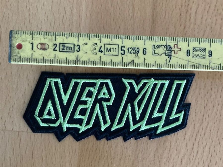 Toppe: Overkill Patch Sticker Aufnäher Metal Rock Band – Nuovo (secondo la descrizione) da Horn venduto da abutre72