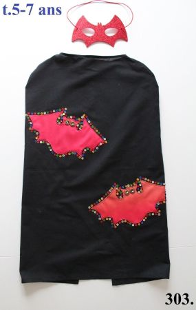 Cape chauve-souris / Fledermaus  t. 5 - 7 ans           NEU!