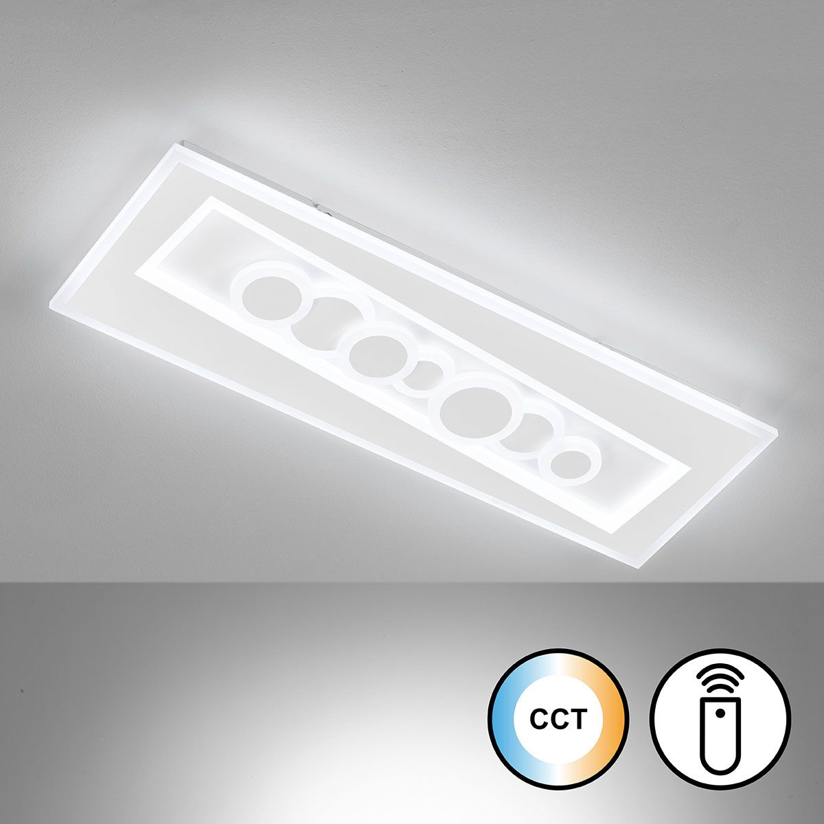 Lampadari & plafoniere: LED Deckenleuchte, Dimmer, 63 cm x 21 cm – Nuovo (secondo la descrizione) da Kreuzlingen venduto da Smart-Light