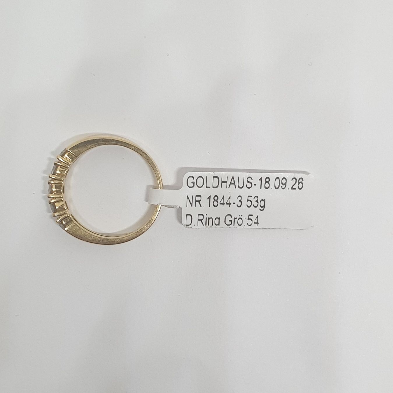 Bagues: Echt 18K Gold - Diamant Ring – D'occasion à Luzern par luzerngoldhaus 2