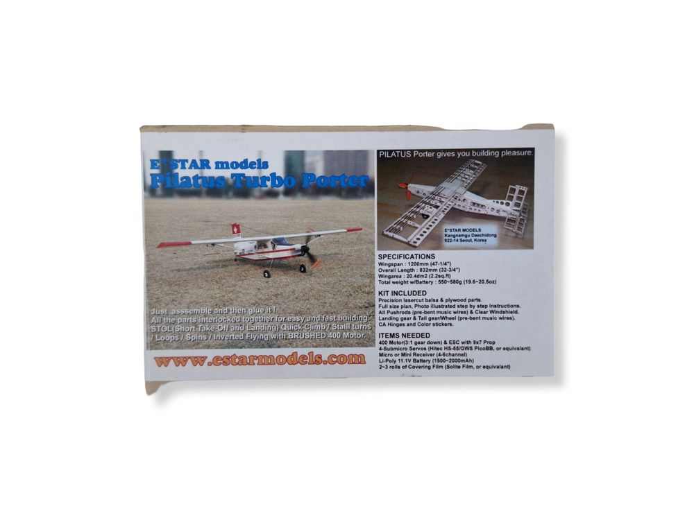 Modellbausätze & Standmodelle: Pilatus Turbo Porter – Neu und originalverpackt aus Solothurn von Restwert_SO