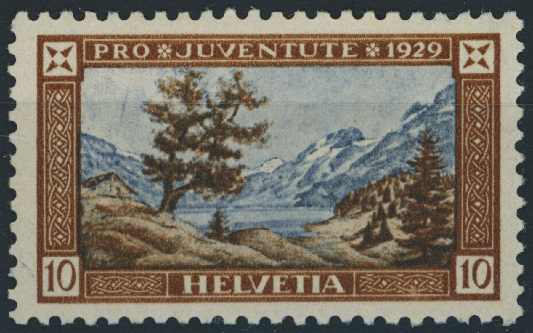 Alle Briefmarken: 1929 - Pro Juventute - Abart - postfrisch ** – Neu (gemäss Beschreibung) aus Schindellegi von leecollect