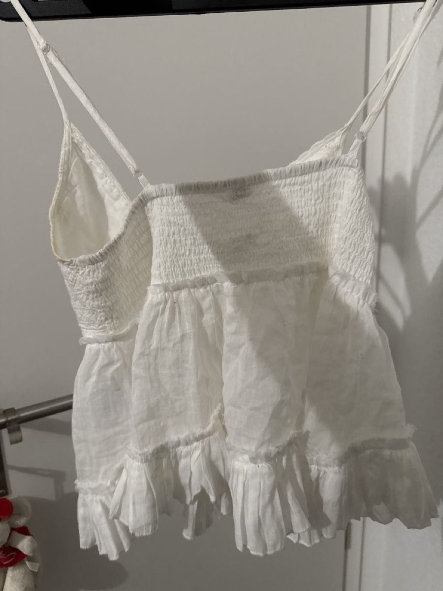 Tally Weijl Camicette, T-shirt & Top: débardeur blanc  – Usato da Sion venduto da ani_98tq 1