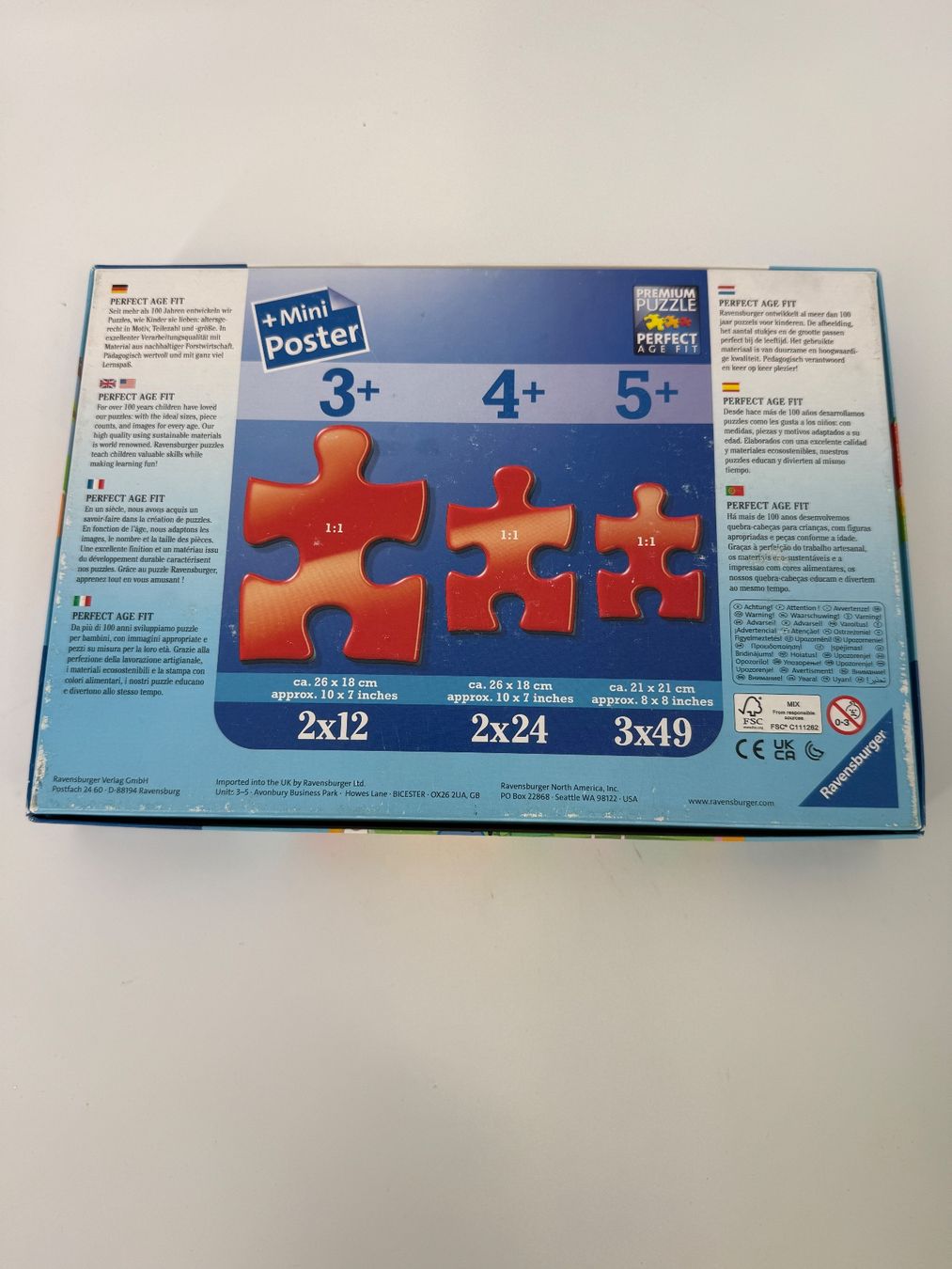 Ravensburger Puzzle: Ravensburger Puzzle "Peppa Pig" 2x49 Teile, ab 5+ – Usato da Auenstein venduto da moin. 1