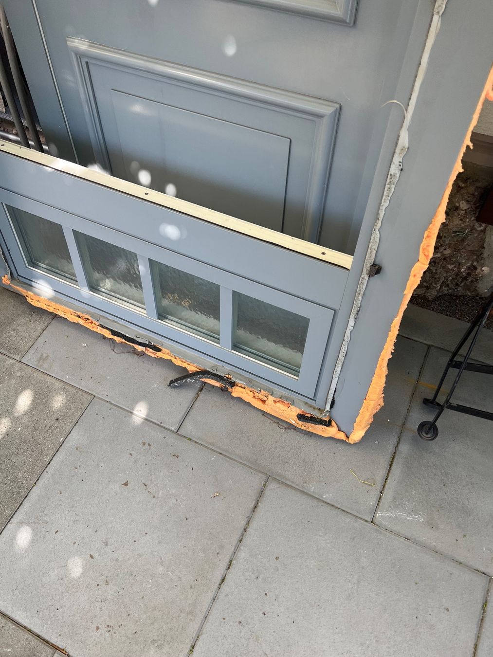 Portes: Aluminium Eingangstüre mit Kippfenster – D'occasion à Schänis par Kanokorn74 1