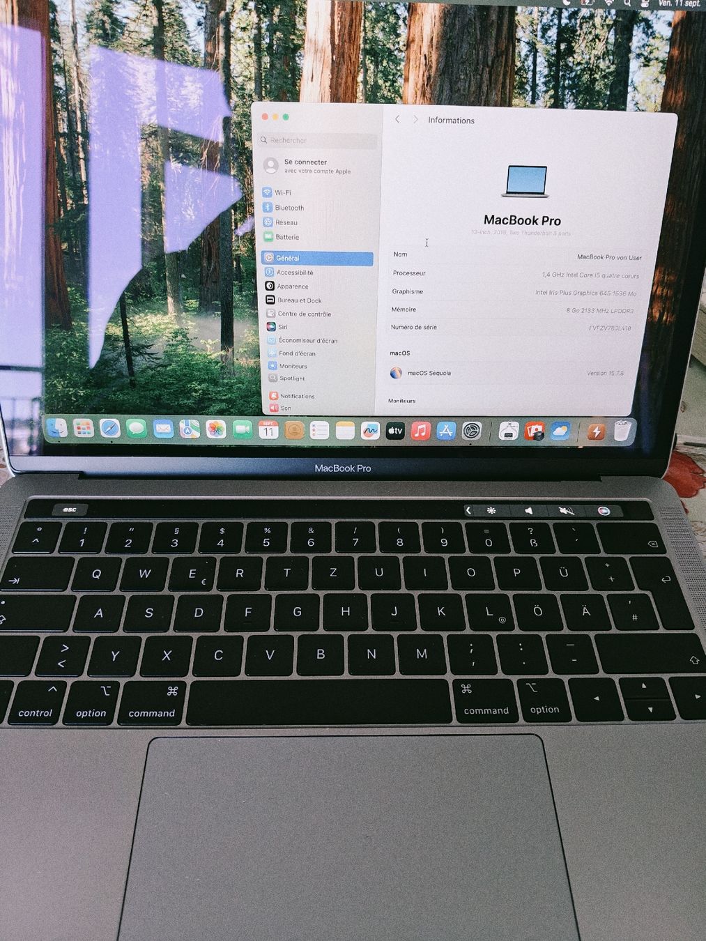 Apple Notebook: Apple MacBook Pro 13 2019 i5 quad touchbar – Usato da La Chaux-de-Fonds venduto da Honit 1