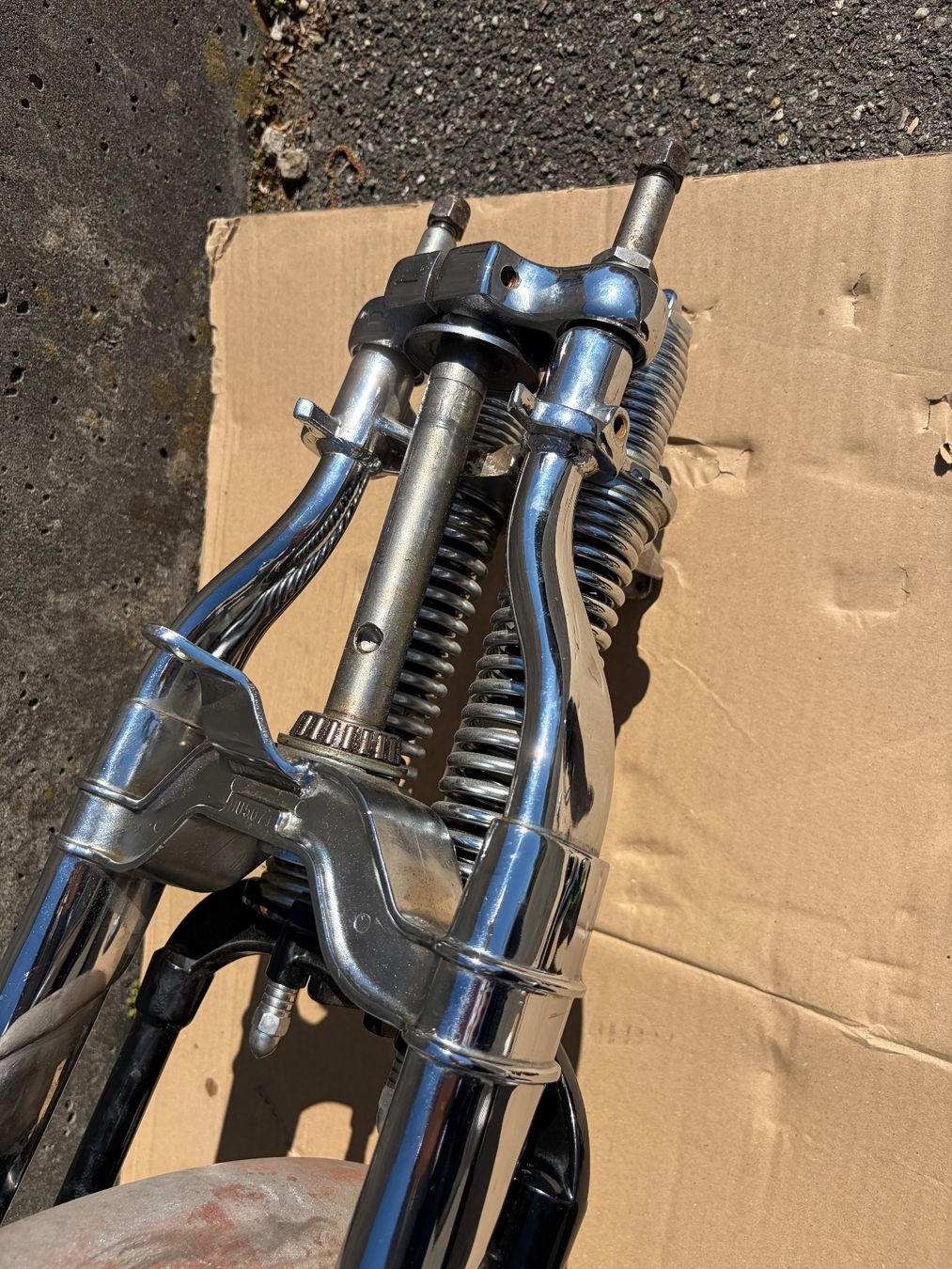 Forchette: Harley Davidson Springer Gabel Top Zustand – Usato da Rütihof venduto da elcheffe81 3