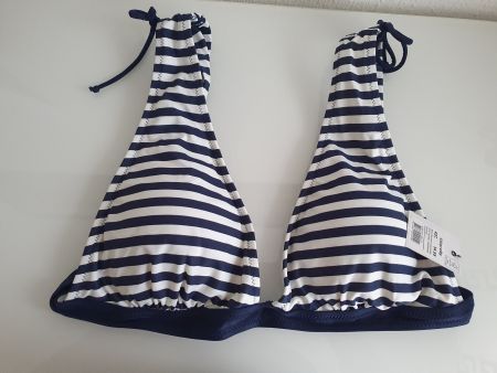 Haut de bikini rayé Nunu neuf, taille 42C - Été chic!