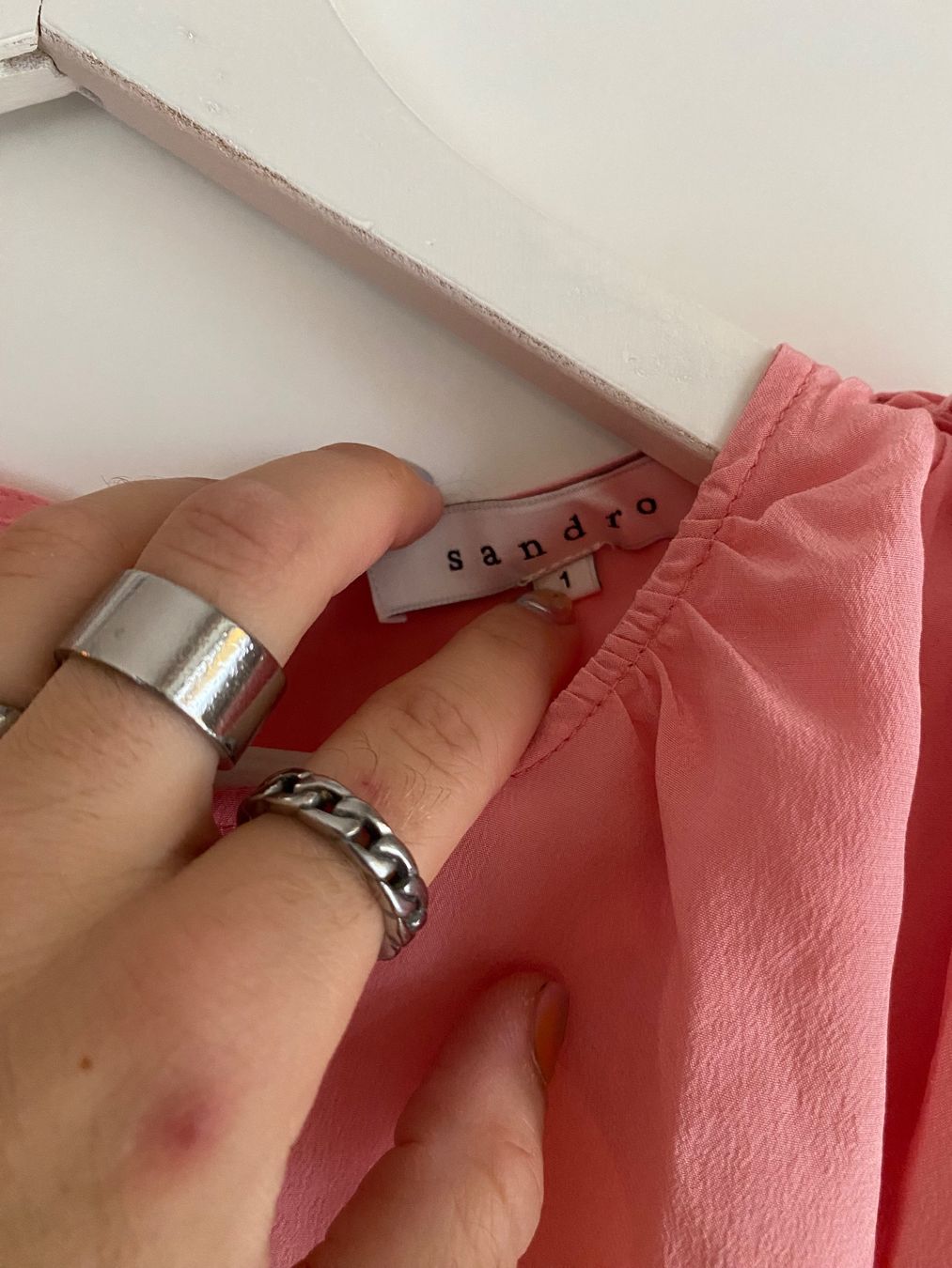 Sandro Blusen: Designer Bluse von Sandro in Rosa Gr. S/M – Neu (gemäss Beschreibung) aus Luzern von luzern.secondhand 4