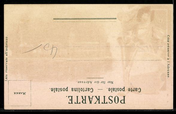 Cartoline postali: Litho Zürich, Stadthausquai, Ritter mit – Usato da Berlin venduto da bartko-reher 1