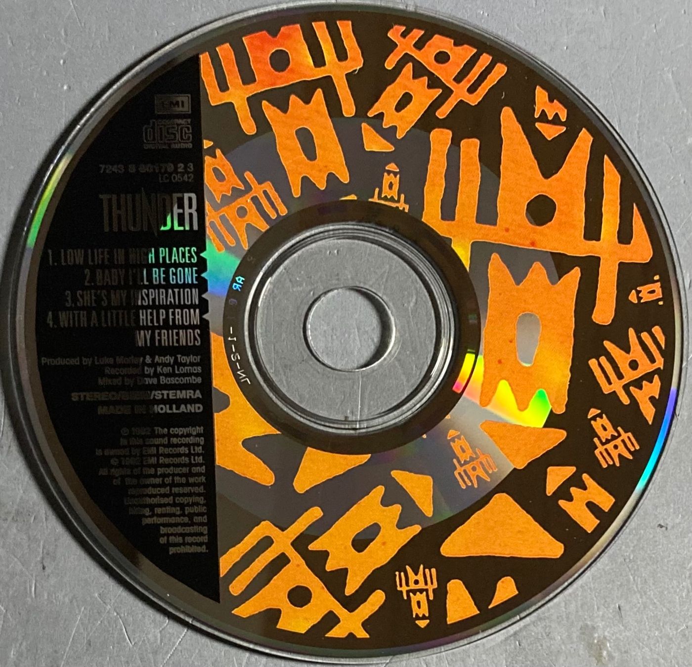 CDs: THUNDER - LOW LIFE IN HIGH PLACES – Gebraucht aus Poliez-Pittet von Newtown-Records 1