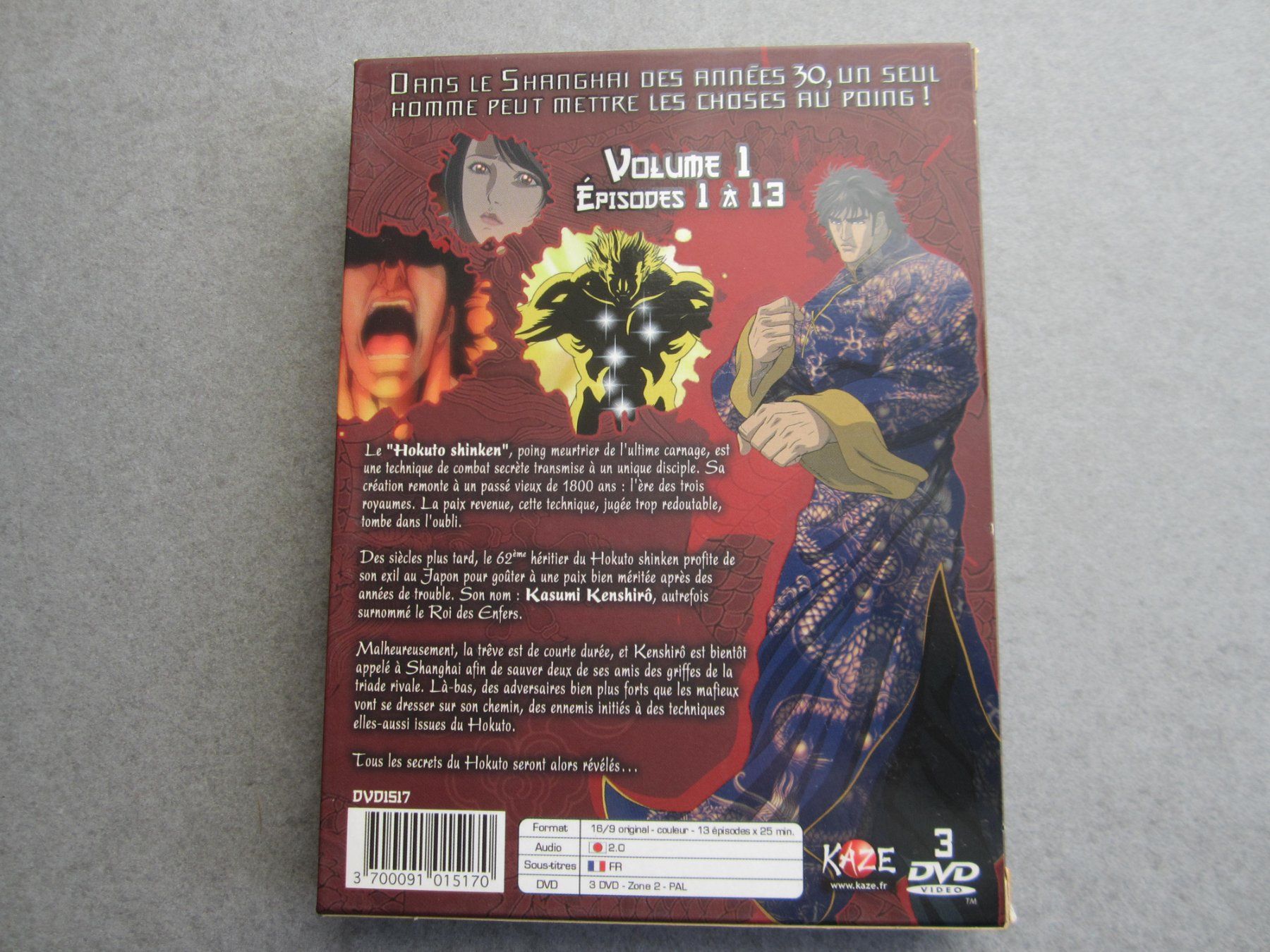 Tutti i DVDs: Ken le survivant, 3 dvd, Manga – Nuovo (secondo la descrizione) da Tramelan venduto da Tors 1