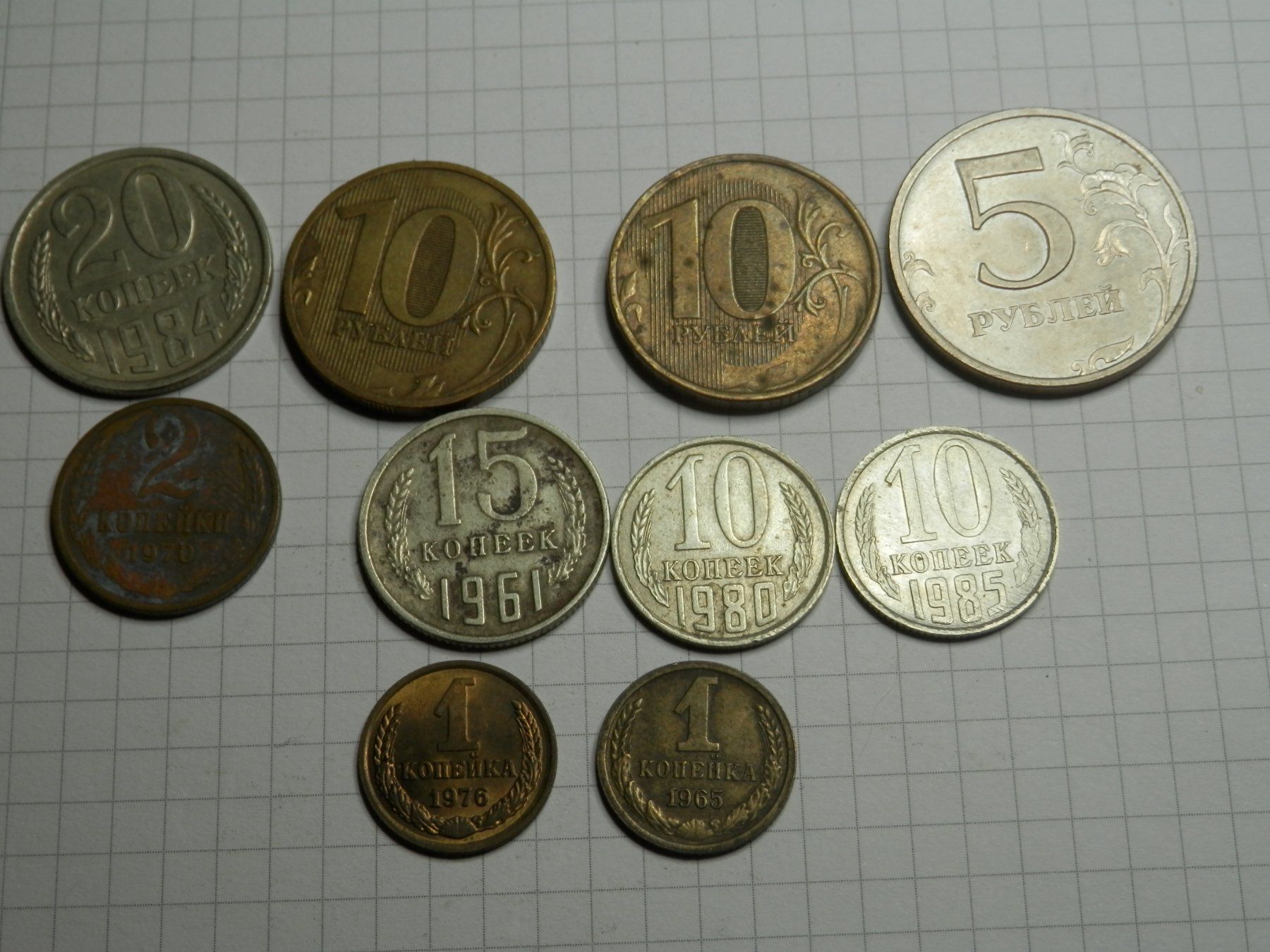 Tutti le monete: 10 x Russland div Werte ab 1965 – Usato da Weiach venduto da weiach81