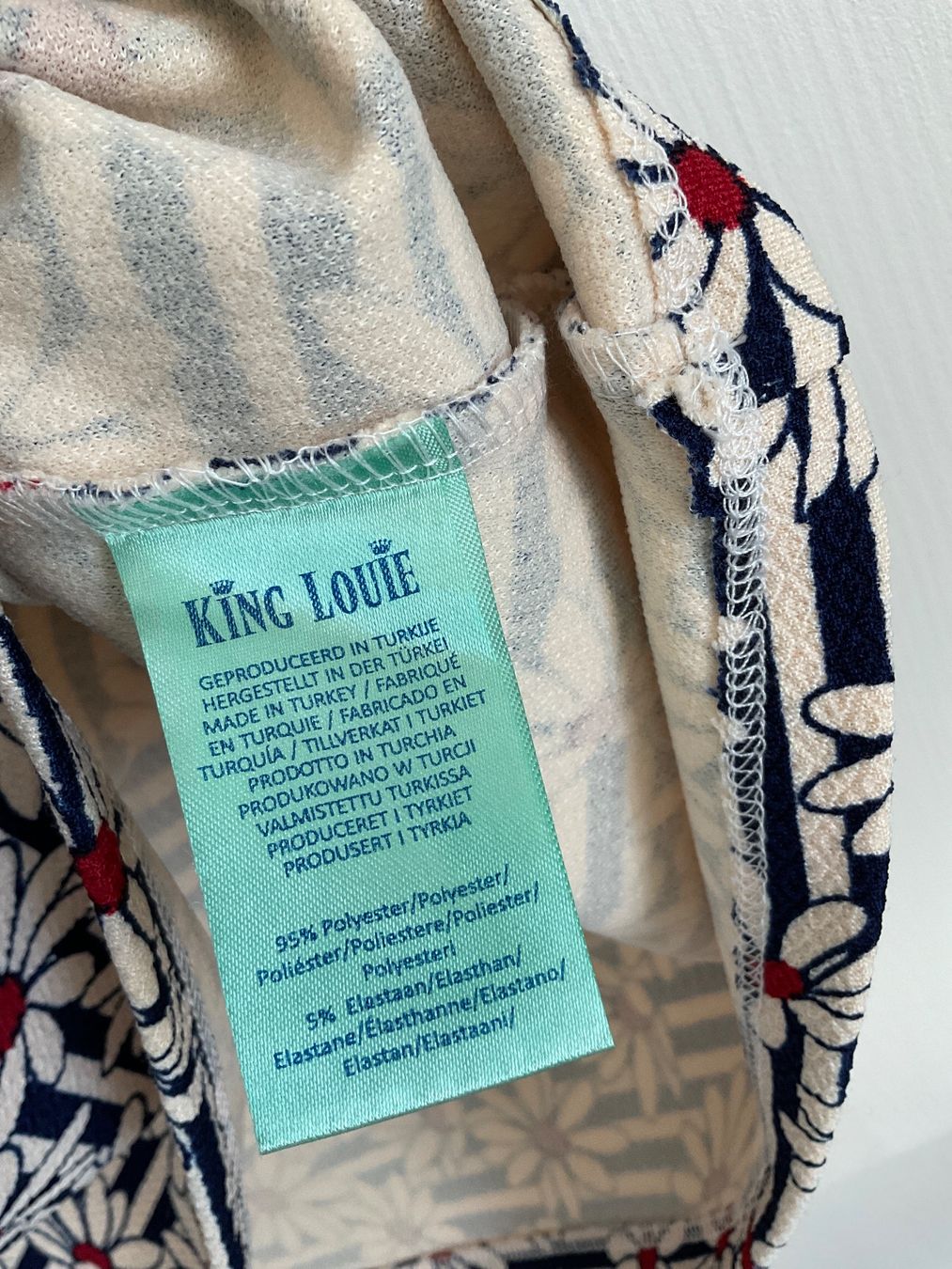 King Louie Gonne: King Louie Rock mit Streifen- und Blumenmuster – Nuovo (secondo la descrizione) da Luterbach venduto da Gipfelchriesi 3
