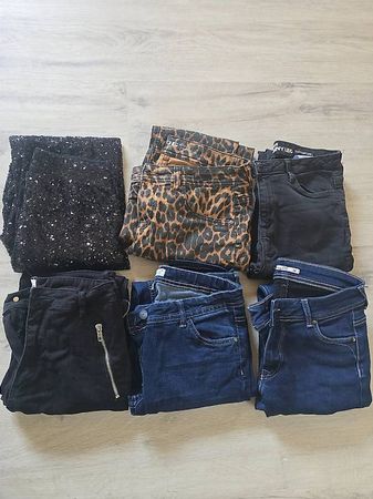 Jeans Mix , Damenjeans,  und eine Hose mit Pailletten