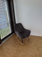 Schaukelsessel Anthrazit - wegen Umzug günsitg abzugeben