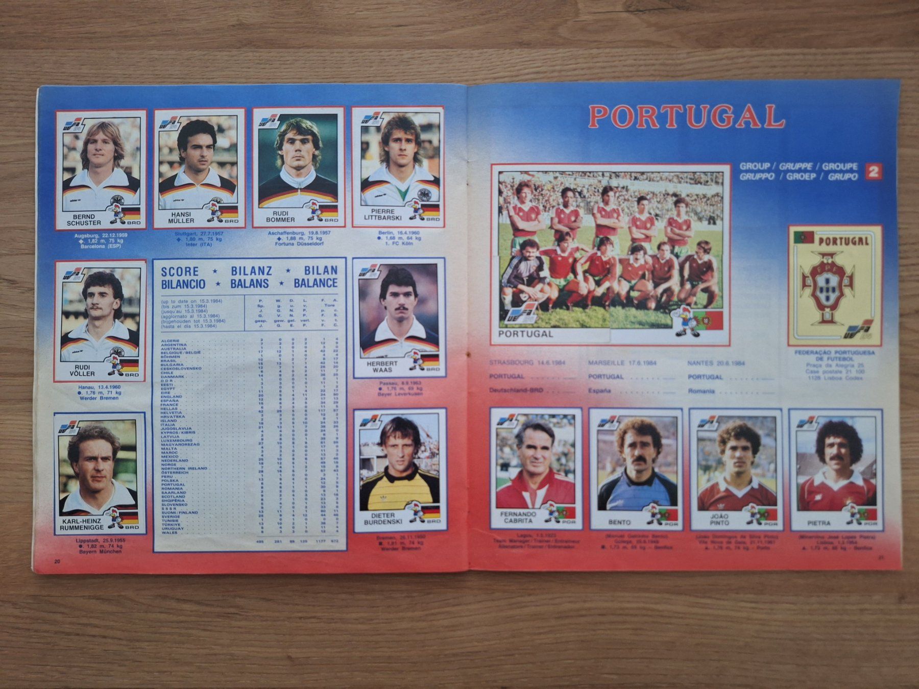 Panini Albums: PANINI EURO 1984 – D'occasion à St. Gallen par Matrix023 6