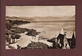 LAUSANNE - Ouchy - Quai et Rade - 1938