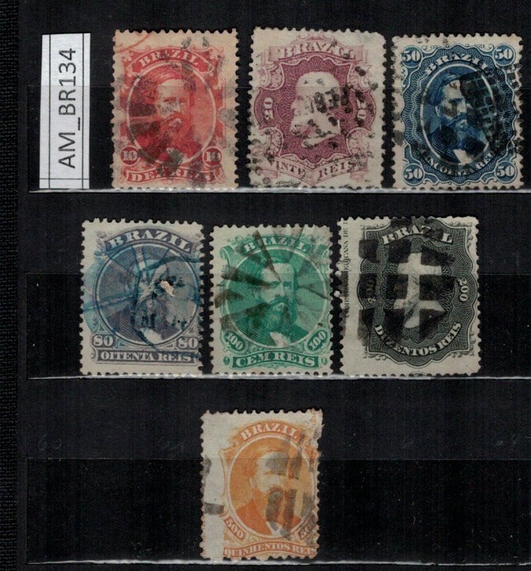 Tutti i francobolli: Brasilien 1866, gebraucht, BR134 – Usato da Erlenbach ZH venduto da panstamps