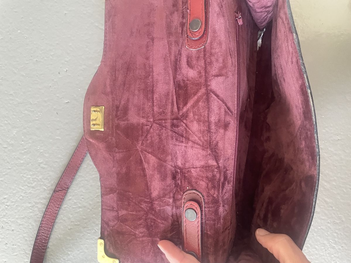 Borse da donna: Handtasche Leder Schlangenoptik rot gebraucht – Usato da Windisch venduto da LizaSimpson 4