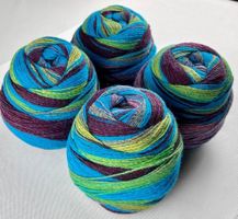 Gomitolo Tosca 770g Strickwolle Farbverlauf Restwolle