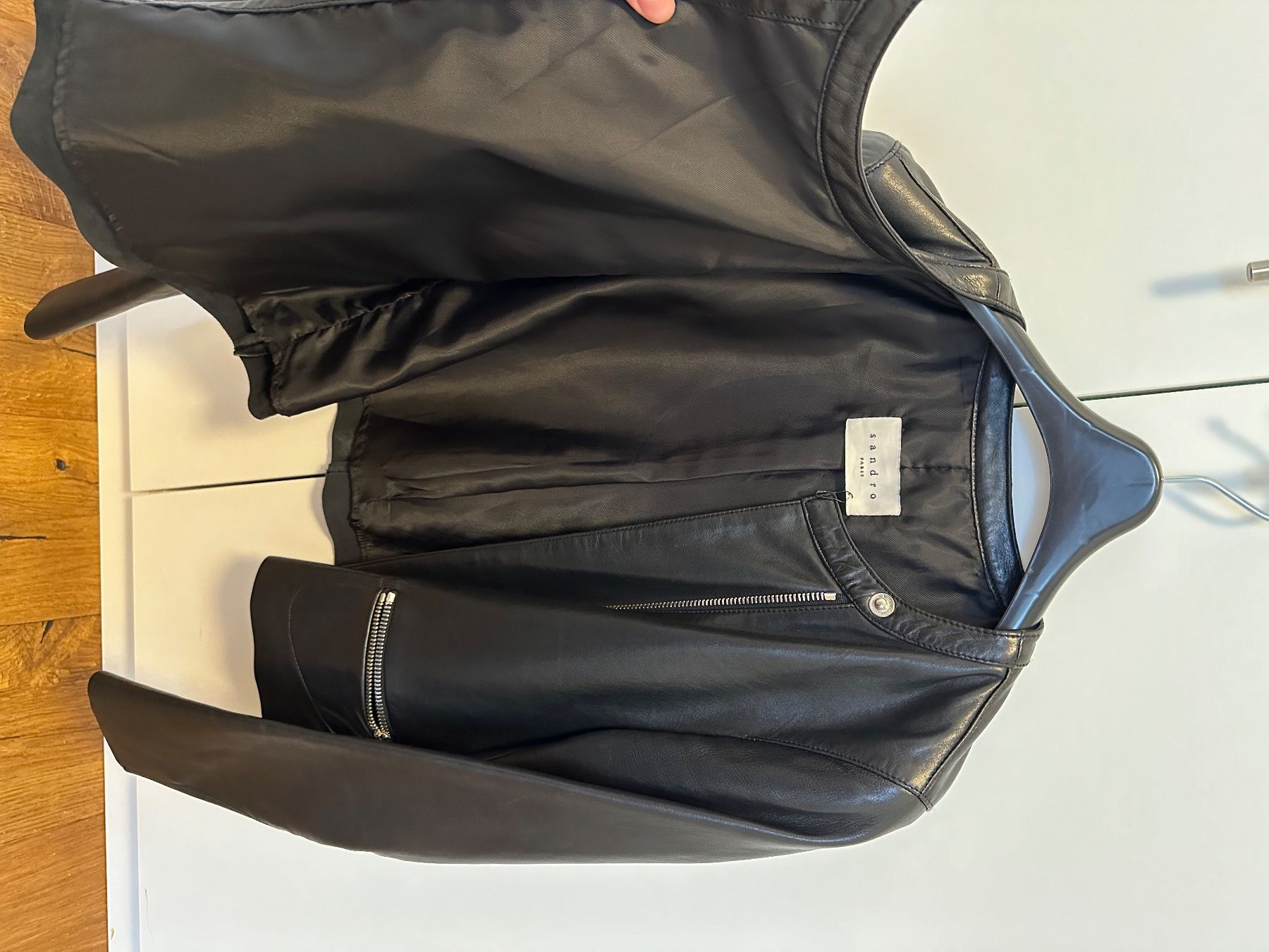 Sandro Giacche: Sandro Paris leather jacket, perfect condition, size 1(s) – Usato da Küssnacht am Rigi venduto da hor_dpb7 3