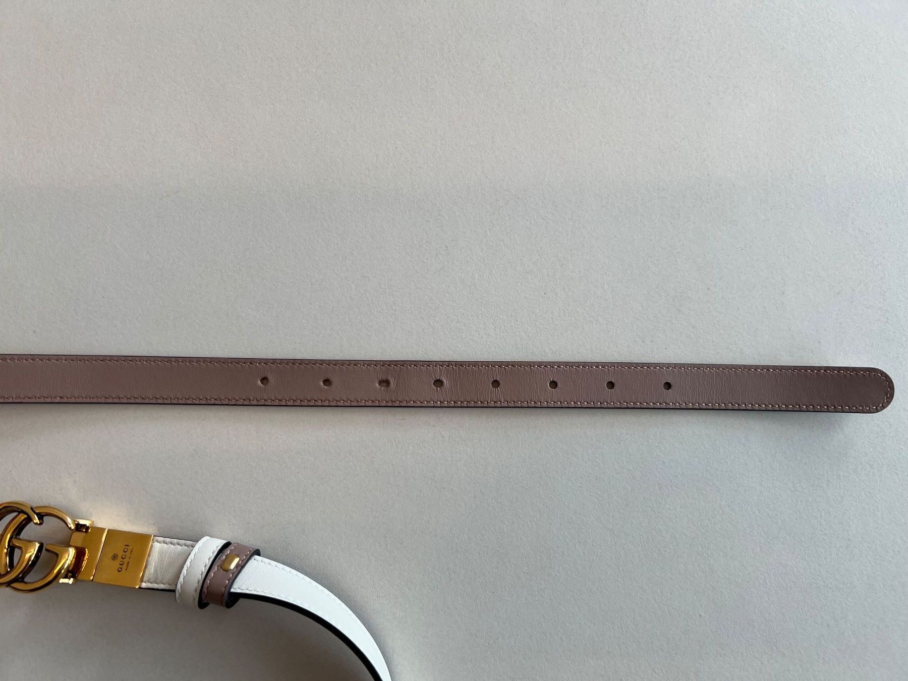 Gucci Cinture: Gucci Wende Gürtel Dusty pink / Creme – Nuovo (secondo la descrizione) da Inwil venduto da 27sonnenschein 7