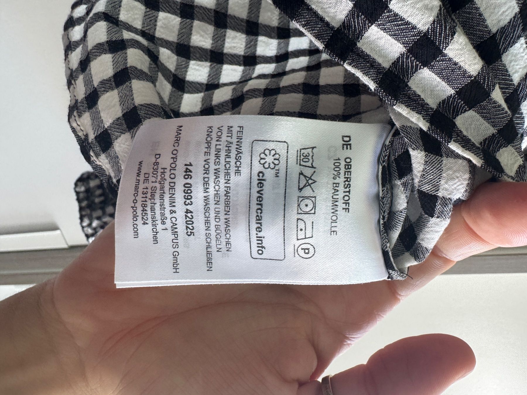 Marc O'Polo Blusen: Marc O`Polo Bluse Gr. M Gingham – Neu (gemäss Beschreibung) aus Zürich von gosia_z 2