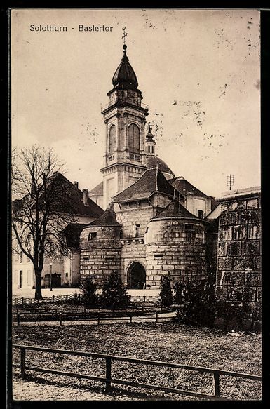 Cartoline postali: AK Solothurn, Baslertor – Usato da Berlin venduto da bartko-reher