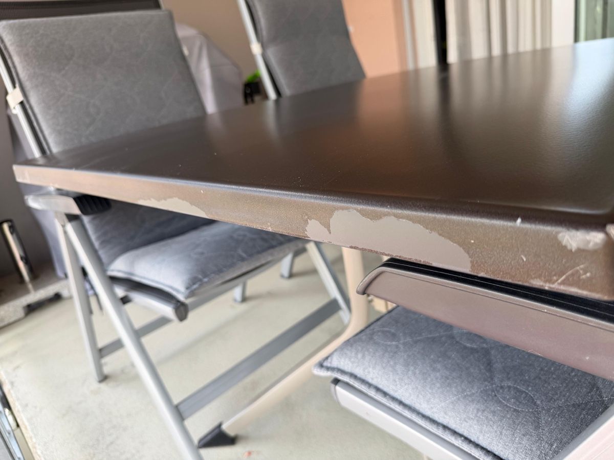 Kettler Set di tavolo e panche: Gartenset Tisch mit 4 Klappstühlen – Usato da Pfungen venduto da melos 8