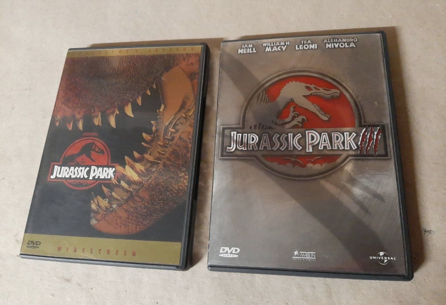 Tutti i DVDs: Jurassic Park 1 + 3, DVD's – Usato da Vogelsang AG venduto da villa9
