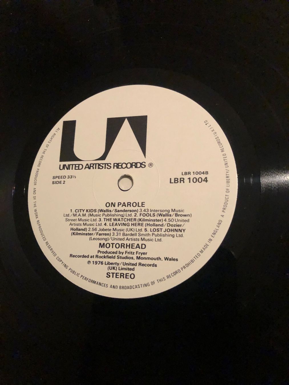 Dischi in vinile: MOTÖRHEAD. 1979. On Parole – Usato da Faulensee venduto da Mizuno06 3