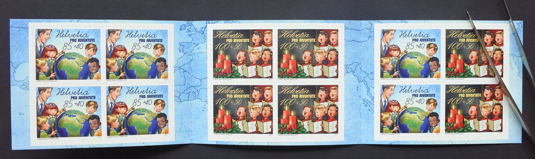 Tous les timbres: 2017 Pro Juventute Markenheftchen ** – Neuf (Voir description) à Lugano par fc2017 2