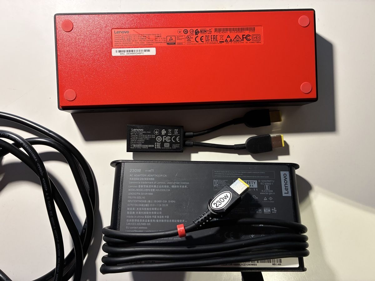 Lenovo Docking station: Lenovo ThinkPad Thunderbolt 3 Dock Gen 2 – Usato da Krummenau venduto da Fworms 1
